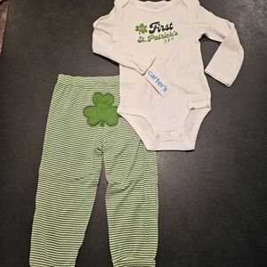 Carters 'My first st. Patrick's Day' set
